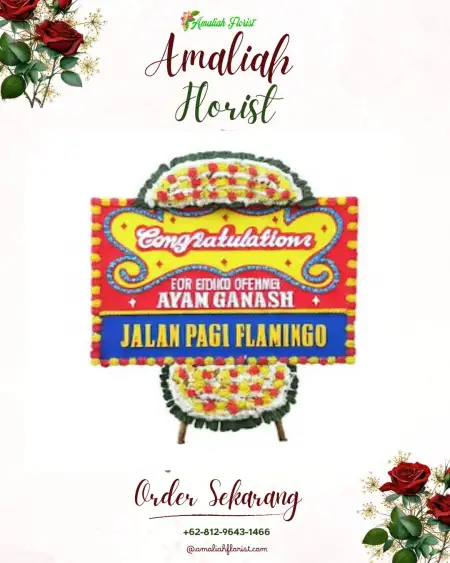 Sewa Papan Bunga Yawosi